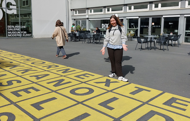 Utanför Berlinische Galerie