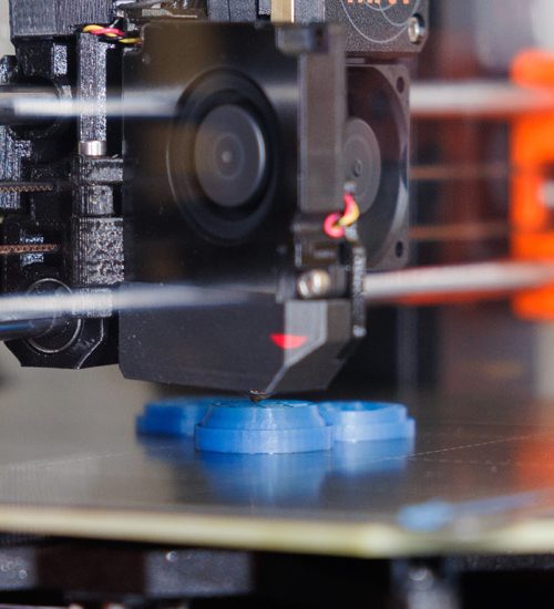 Närbild av 3D-printer