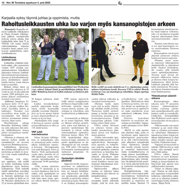 Tidningsartikel